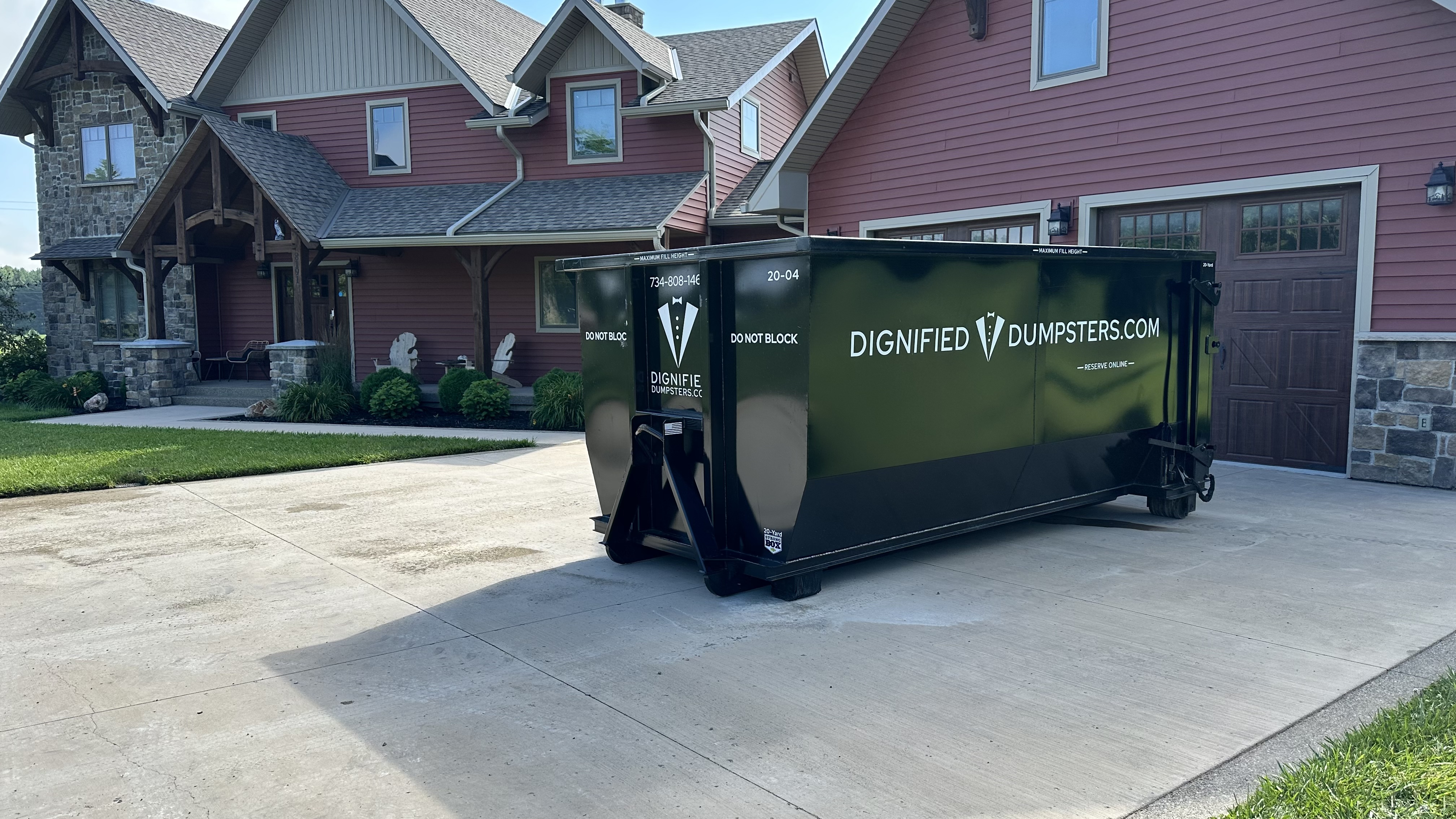 20 yard dumpster