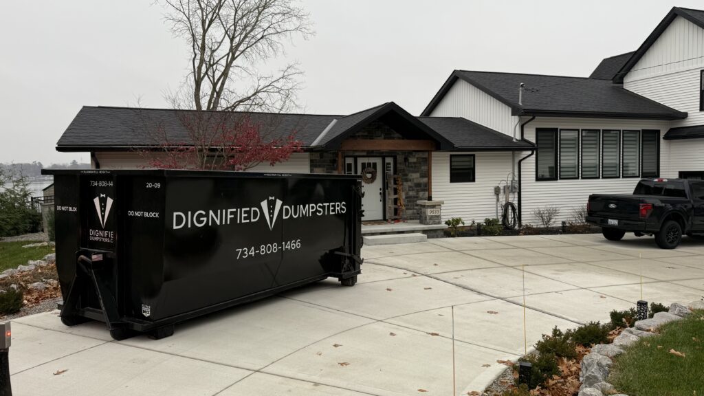 20 yard dumpster