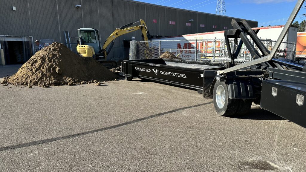 Concrete Dumpster
