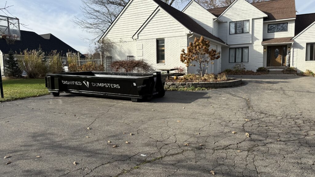 Concrete Dumpster