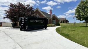 dumpster driveway protection